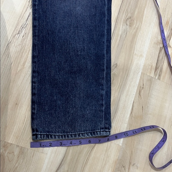 NWT Dear John Women’s Jeans Wide Leg Straight Leg 27 Dark Denim Stretchy Casual - Picture 9 of 9